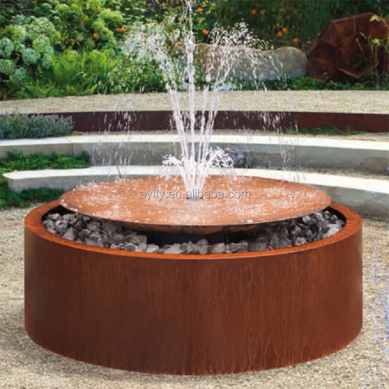 <h3>Corten Steel Fountain-Corten Steel Water Features-YouFine </h3>
